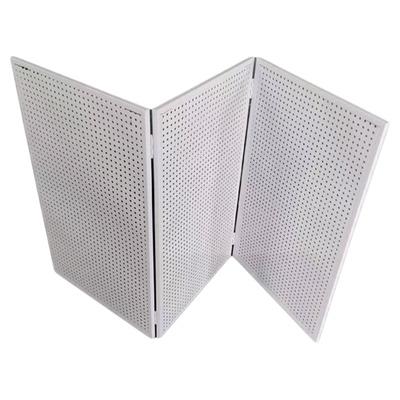 折叠式洞洞板定制造型墙墙面免打孔五金工具货架多孔展会展示架