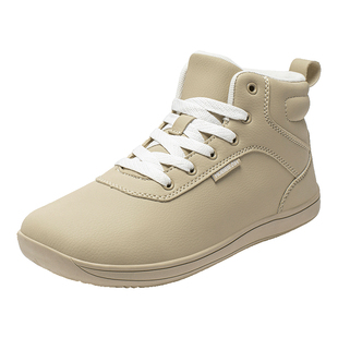 HOBIBEAR男鞋秋冬季皮面单鞋宽楦户外休闲鞋百搭高帮马丁靴工装靴