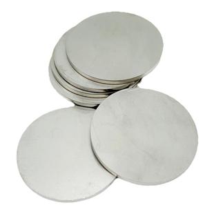 厚4mm毫米304不锈钢圆板材打孔加工圆片圆盘环垫片激光切割定制做