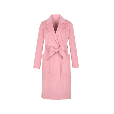 郁香菲优雅双面呢羊毛大衣女