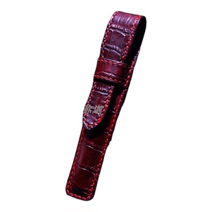 弥迦定制鳄鱼纹牛皮万宝龙钢笔笔袋收纳真皮钢笔笔套签字笔保护套