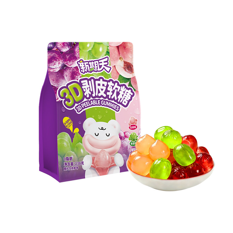 新期天3d混合口味剥皮软糖