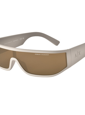【自营】ARMANI阿玛尼太阳镜一体式窄框墨镜现代骑行风护目镜4153