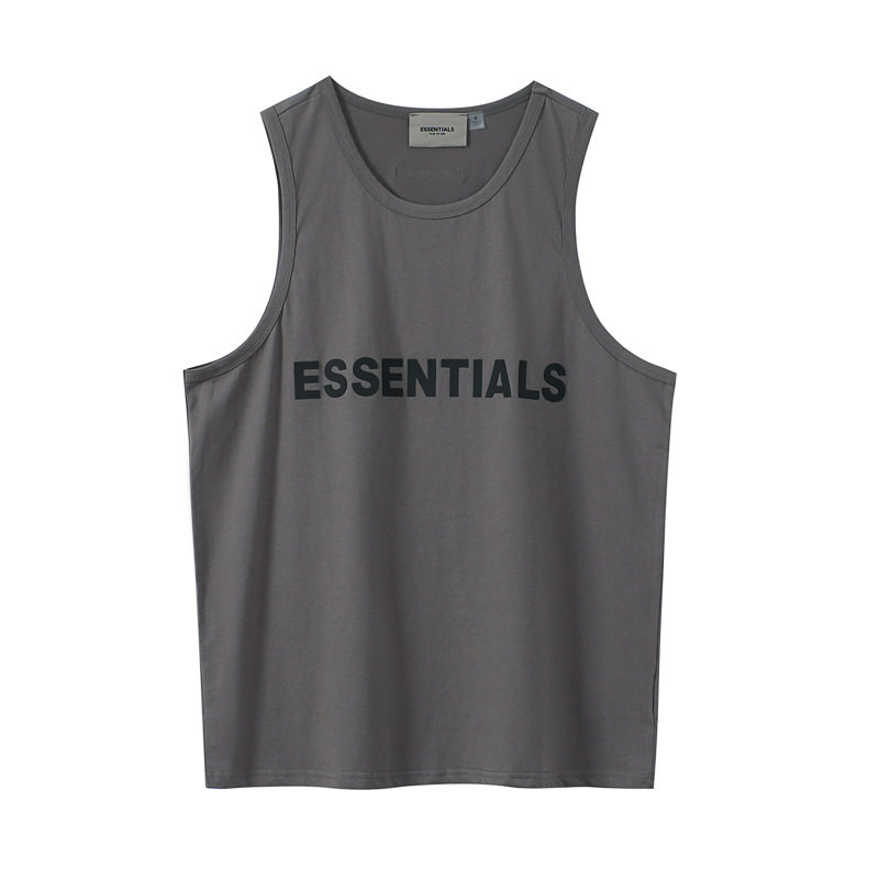 FOG essentials坎袖背心男夏季潮牌纯棉美式街头宽松运动无袖上衣