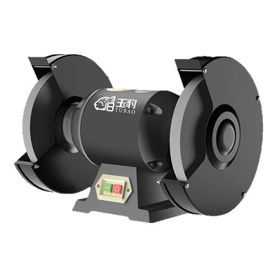 台式砂轮机立式沙轮磨刀石家用小型电动磨刀机环保除尘重型工业级