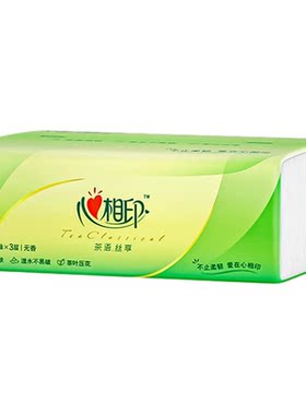 心相印抽纸茶语餐巾纸纸抽面巾纸