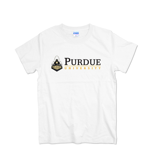Purdue University普渡大学T恤男短袖夏季纯棉圆领学生班服文化衫