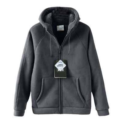 秋冬男士时尚连帽卫衣夹克