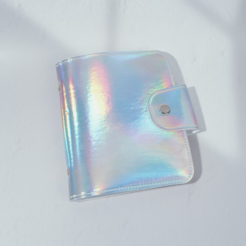 彩虹镭射美甲印花板9.5*包卡位册不内收纳含卡片收纳钢板14.520