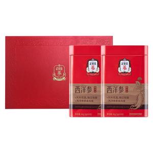 正官庄西洋参切片礼盒60g*2罐送父母送长辈见面礼官方旗舰店正品