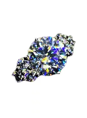 Mr.Bling情侣3克拉莫桑石婚戒