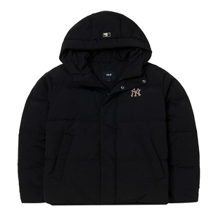 MLB官方NY纽约洋基队男女2025冬季学院风外套连帽羽绒服3ADJV0356