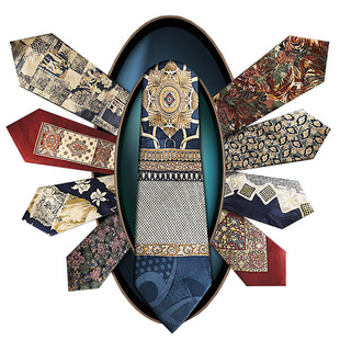 手打真丝领带男商务正装休闲英伦复古高端西服配饰桑蚕丝结婚新郎