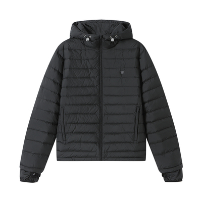 薛之谦dsp轻薄连帽款排骨羽绒服