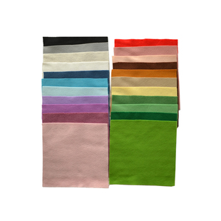 悦的针线游戏软糯密实毛毡不织布32色手工刺绣底布背布立体花材料