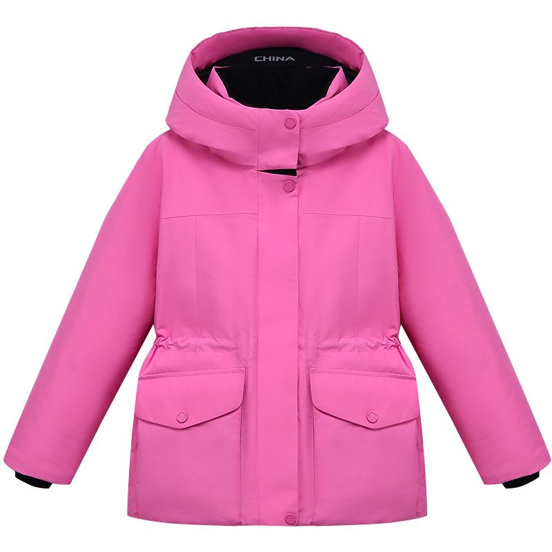 【极寒冰雪】波司登儿童羽绒服女童极寒工装外套修身短款羽绒服