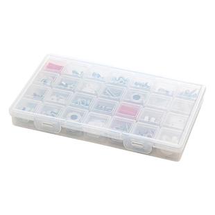 多格零件盒电子元件透明塑料收纳盒小螺丝配件分类格子储物工具箱