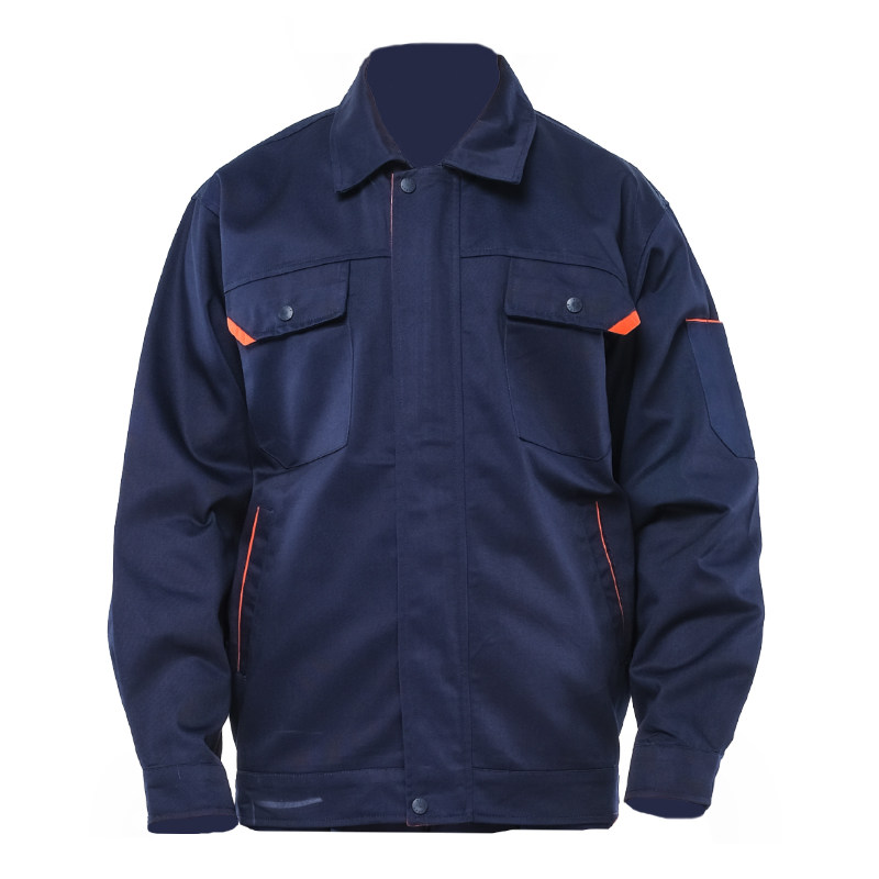 春秋季长袖工作服套装男建筑工地耐磨汽车维修工厂劳保服工装上衣