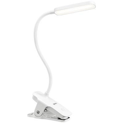 公牛床头宿舍灯可夹可立三挡调光