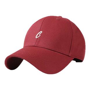 CACUSS鸭舌帽女款春夏遮阳显脸小帽子户外字母防晒大头围棒球帽男