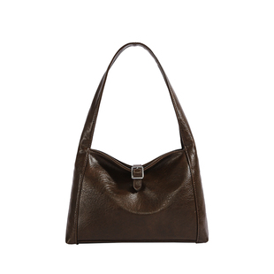 大容量复古托特包包女2025秋冬新款小众高级感通勤百搭单肩腋下包