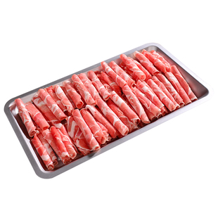 正宗内蒙锡盟羔羊肉卷原切纯羊肉片火锅羊肉卷涮羊肉新鲜肥羊卷