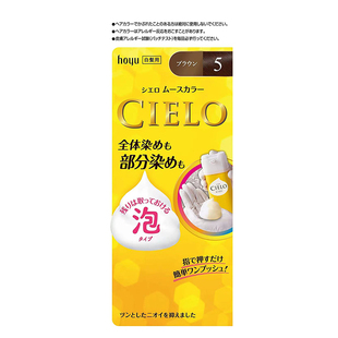 保税发CIELO宣若日本泡泡染发霜遮白发hoyu美源上色快无刺激