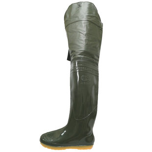 插秧鞋田园涉水靴上海双钱男女高长筒过膝专业雨靴牛筋软底防水鞋