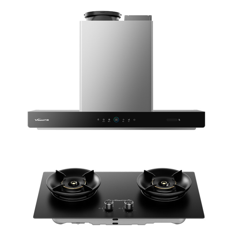 新品万和27m³烟灶油烟机燃气灶套装家用厨房不锈钢大吸力旗舰店