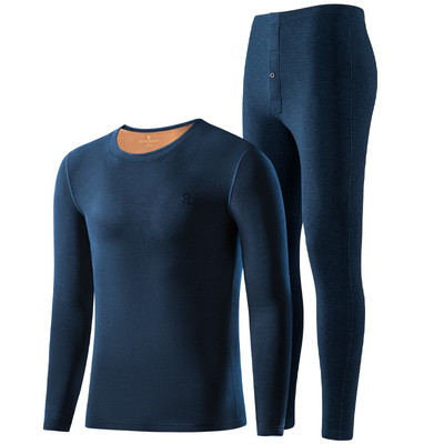 梦特娇羊驼绒保暖内衣男加绒加厚