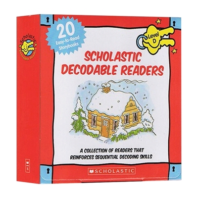 英文原版 Scholastic Decodable Readers Box Set Level D-Color 学乐分级自然拼读初级 英语分级绘本早教亲子读物 英文版