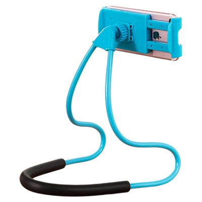 创意懒人手机支架挂脖子个性手机架多功能床头桌面通用手机支架