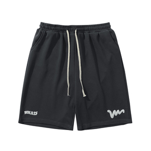 NASA STUSY美式高街2025新款夏装男款休闲五分裤子薄款宽松短裤