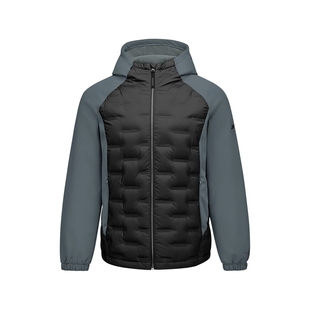 斯凯奇冬季新款男短款羽绒服外套百搭时尚保暖上衣风衣夹克