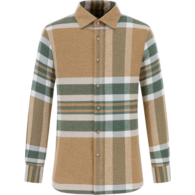 LAMPO/蓝豹长绒棉绒面衬衫