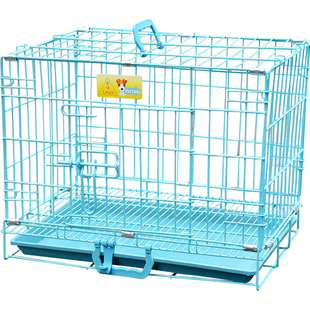 乐佳小型犬泰迪狗笼带厕所贵宾猫笼兔笼钢铁丝中型犬大型犬狗笼