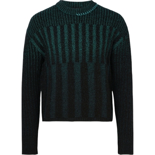 【折扣】Andersson Bell 秋冬男修身渐变色棉质混纺打底衫毛衣