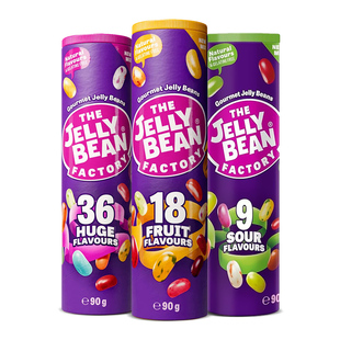 进口jelly bean珍妮缤水果味糖豆多彩吉利豆软糖混合酸味糖果冻豆
