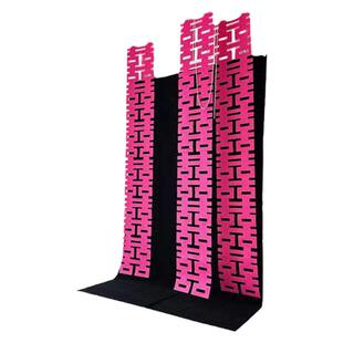 婚房布置长条连喜婚庆玫红色喜字链背景布接亲道具挂饰伴娘团全套