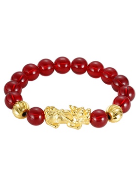 越南沙金貔貅手链男女款