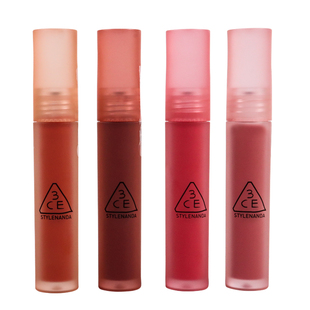 3ce水雾唇釉女水感雾面唇露哑光laydown口红乌龙奶茶色肉桂sepia