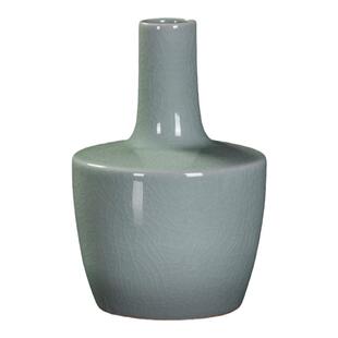 廷怀窑 北宋官窑张公巷卵青釉摇铃尊花瓶高档礼盒装 汝州花瓶花插