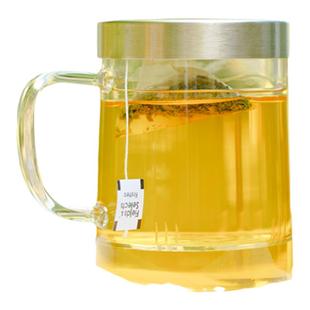 多样屋耐热高硼硅玻璃杯水杯泡茶杯茶水分离办公室带盖男女花茶杯