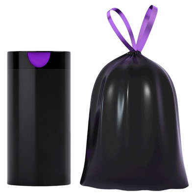 抢0.01元包邮~抽绳垃圾袋加厚大