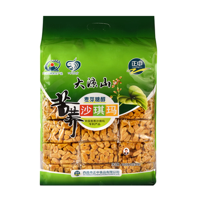 正中大凉山苦荞沙琪玛无糖精零食