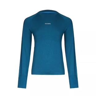 Fibonacci美利奴羊毛男女压缩户外徒步保暖滑雪长袖打底| Outopia