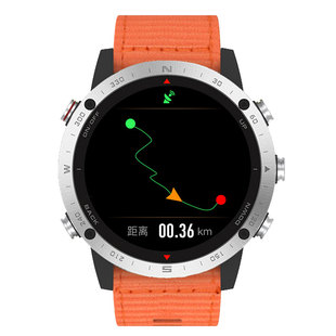 SUNROAD北斗手表海拔高度计GPS导航徒步潜水钓鱼心率计步睡眠监测