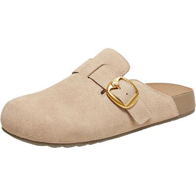 TATA他她女鞋2026夏季新款勃肯鞋女鞋外穿时尚包头半拖鞋KM805BH6