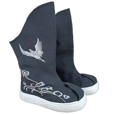 松糕厚底古装古代古风汉服鞋皂靴