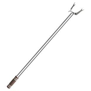 304不锈钢撑衣杆家用一整根晾衣杆叉丫服装店加长挑衣杆凉晒衣叉